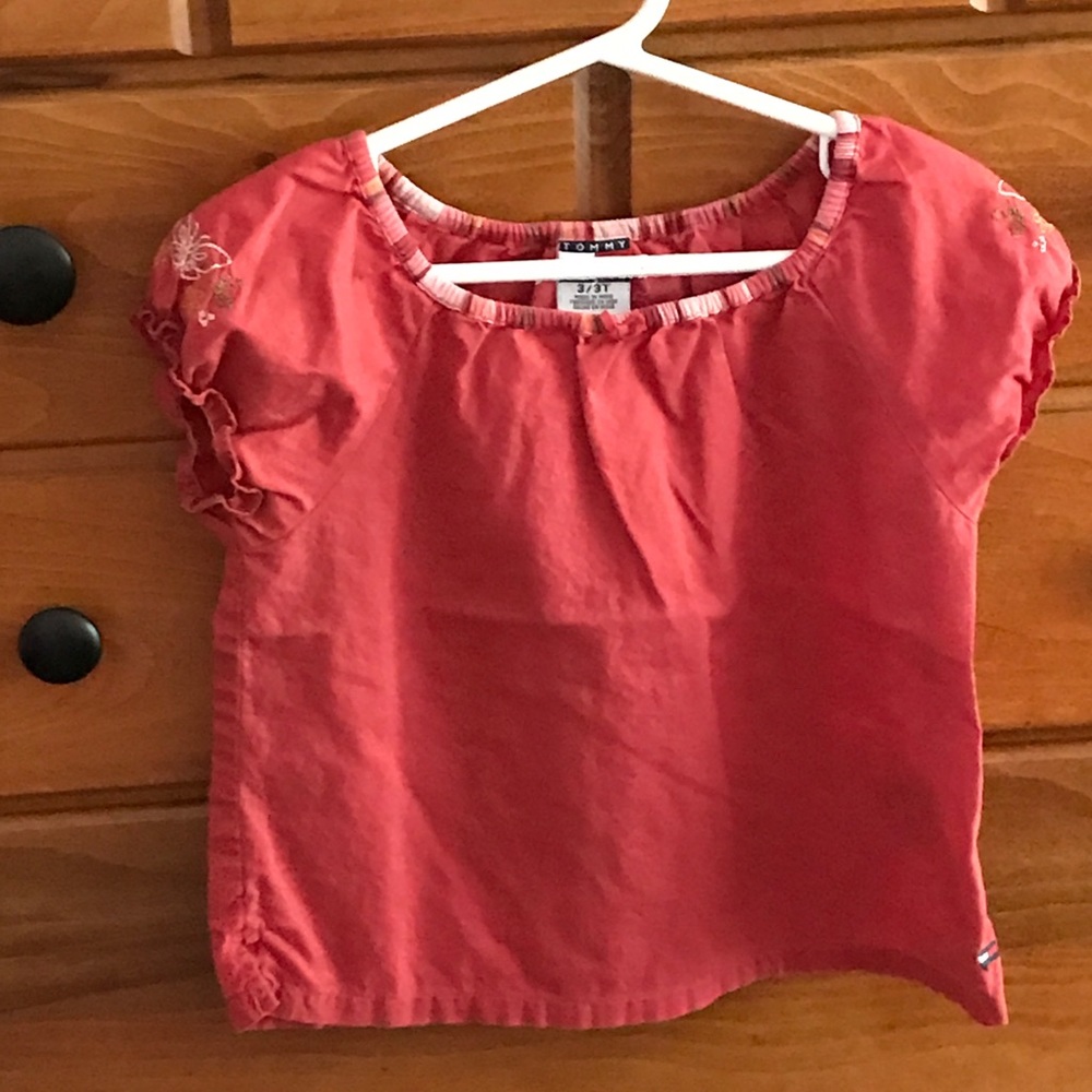 TOMMY HILFIGER Little Girls Embroidered Top